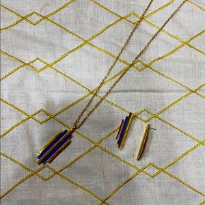 Long Necklace and Earring Set